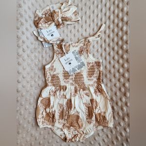 Kate Quinn Sunflower Smocked Tie Bubble